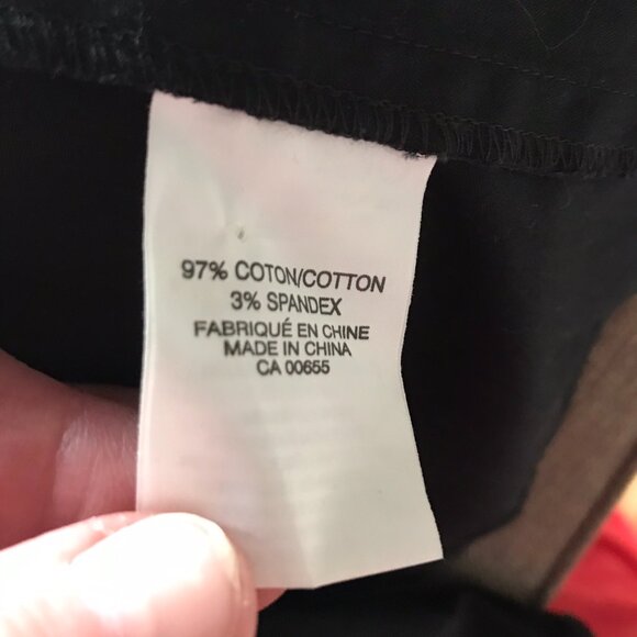 Smart Set Women's Black Button Down Princess Seams Fitted Shirt Size L Large - Picture 7 of 8